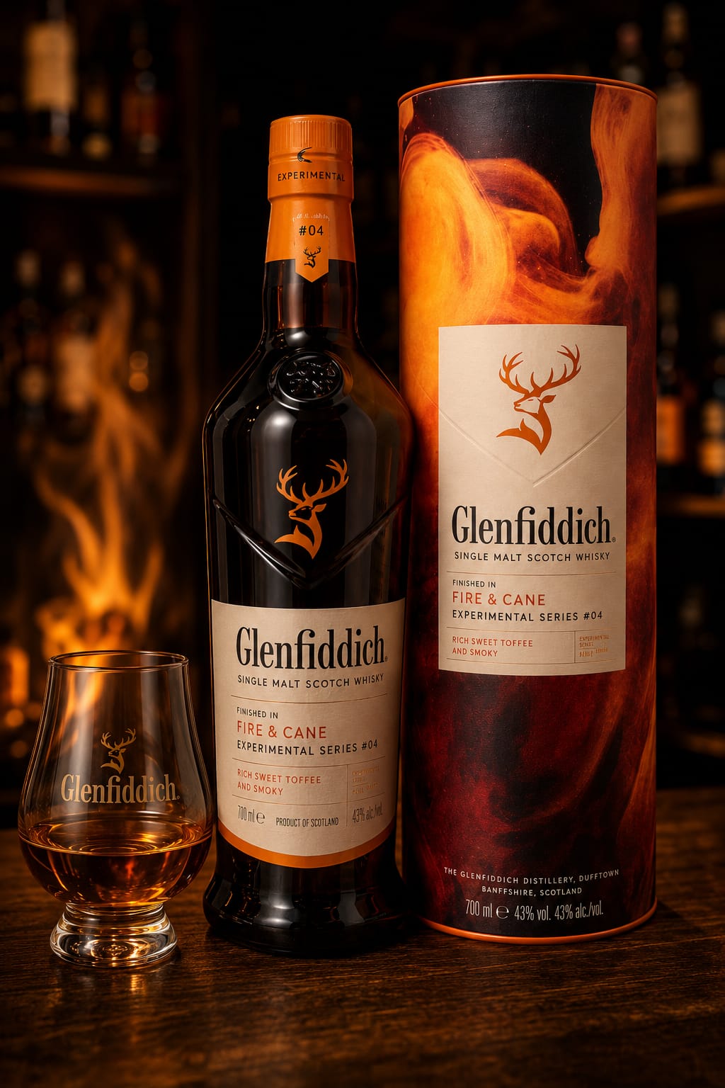 Glenfiddich Fire & Cane